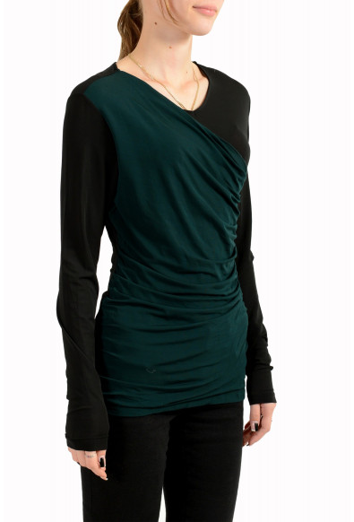 Hugo Boss Women's "Ereiza" Two-Tone Long Sleeve Blouse Top: Picture 2