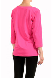 Hugo Boss Women's "E4967" Pink 3/4 Sleeve Stretch Blouse Top: Picture 3