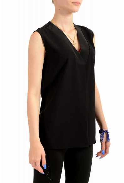 Hugo Boss Women's "Edrina" Black V-Neck Sleeveless Blouse Top : Picture 2