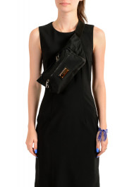 Dolce & Gabbana Women's Black Metal Logo Plate Belt Bag: Picture 7