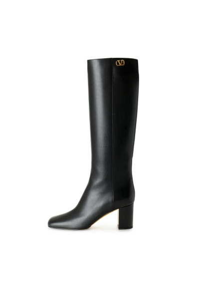 Valentino Garavani Women's Leather Heeld GOLDEN WALK Boots Shoes: Picture 2