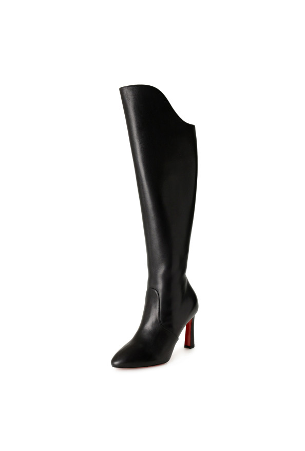 Christian Louboutin Women's "Eleonor" High Heel Leather Boots Shoes 