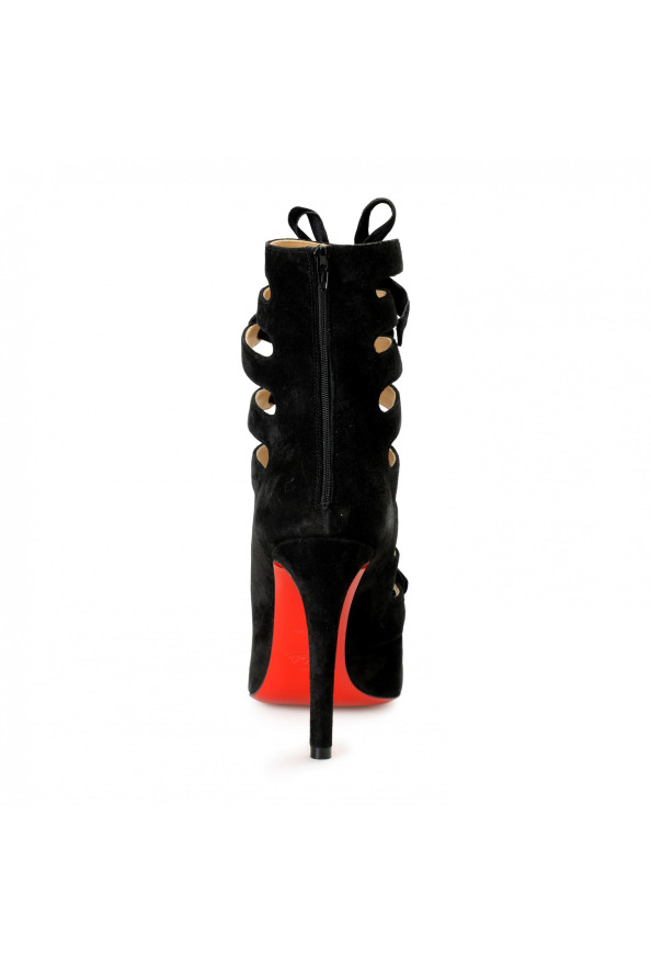 Christian Louboutin Women's PINETITA" Black Suede Leather High Heel Pumps Shoes: Picture 3
