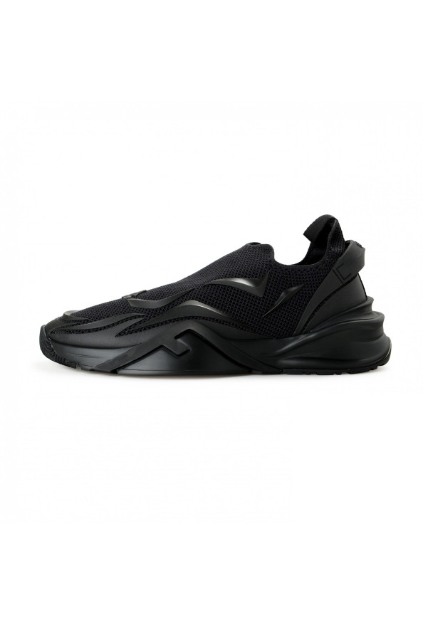 Fendi Men's "FLOW" Black Slip On Fashion Sneakers Shoes: Picture 3
