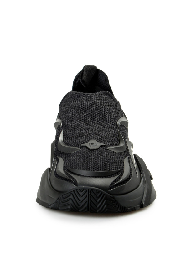 Fendi Men's "FLOW" Black Slip On Fashion Sneakers Shoes: Picture 6