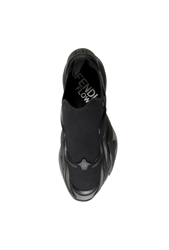 Fendi Men's "FLOW" Black Slip On Fashion Sneakers Shoes: Picture 8