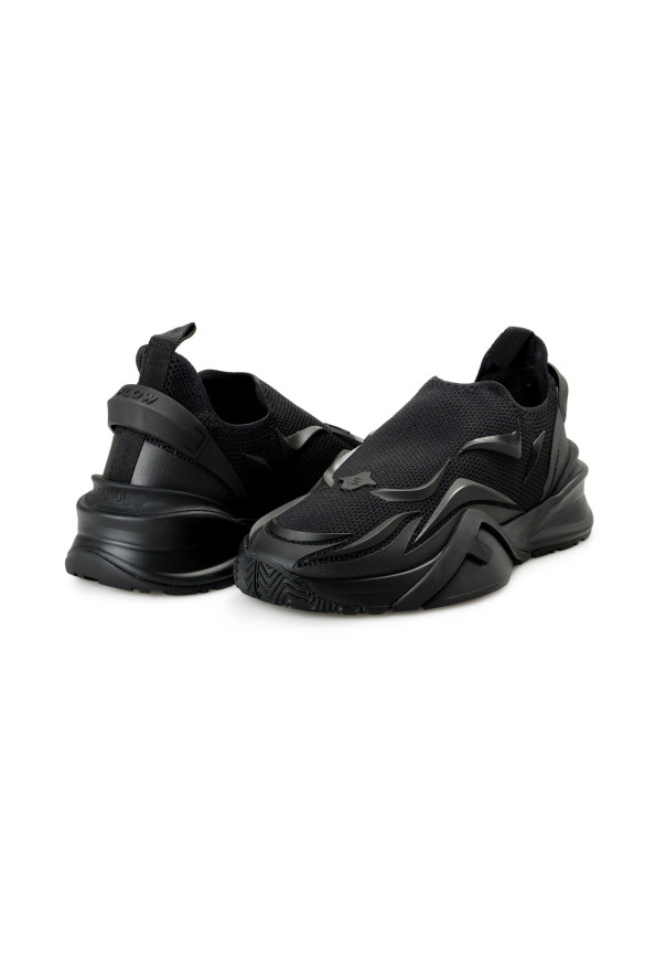 Fendi Men's "FLOW" Black Slip On Fashion Sneakers Shoes: Picture 9