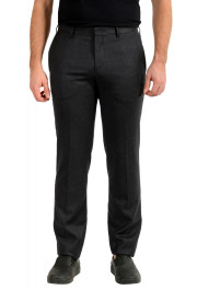 Hugo Boss Men's "Genesis2" Gray 100% Wool Dress Pants