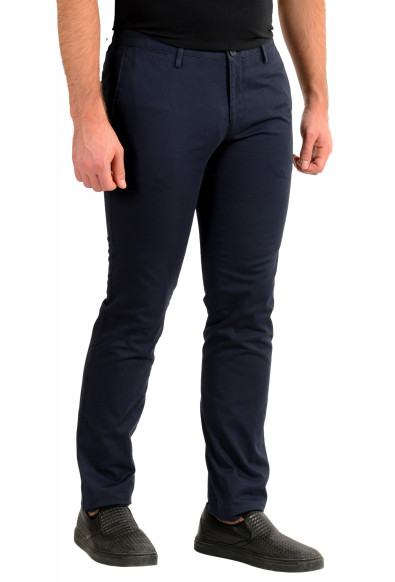 Hugo Boss Men's "Stanino16-W" Slim Fit Blue Flat Front Pants: Picture 2