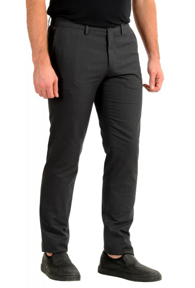 Hugo Boss Men's "Wylson-W" Gray Extra Slim Fit Plaid Dress Pants: Picture 2