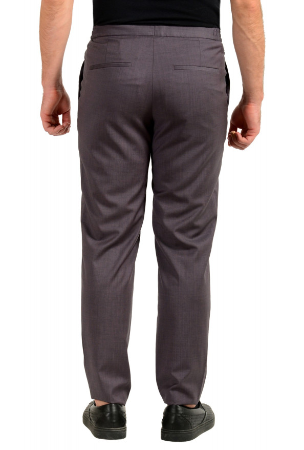 Hugo Boss Men's "Brider1" Slim Fit 100% Wool Purple Pants: Picture 3