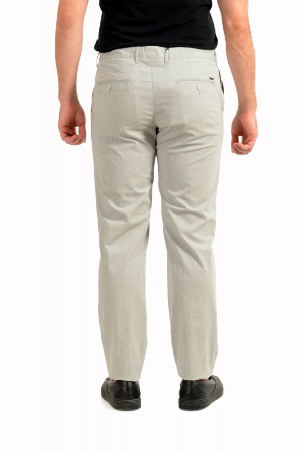 Hugo Boss Men's "Crigan3" Gray Flat Front Pants: Picture 3