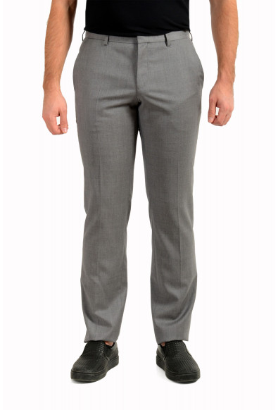 Hugo Boss Men's "C-Genius" Gray 100% Wool Dress Pants