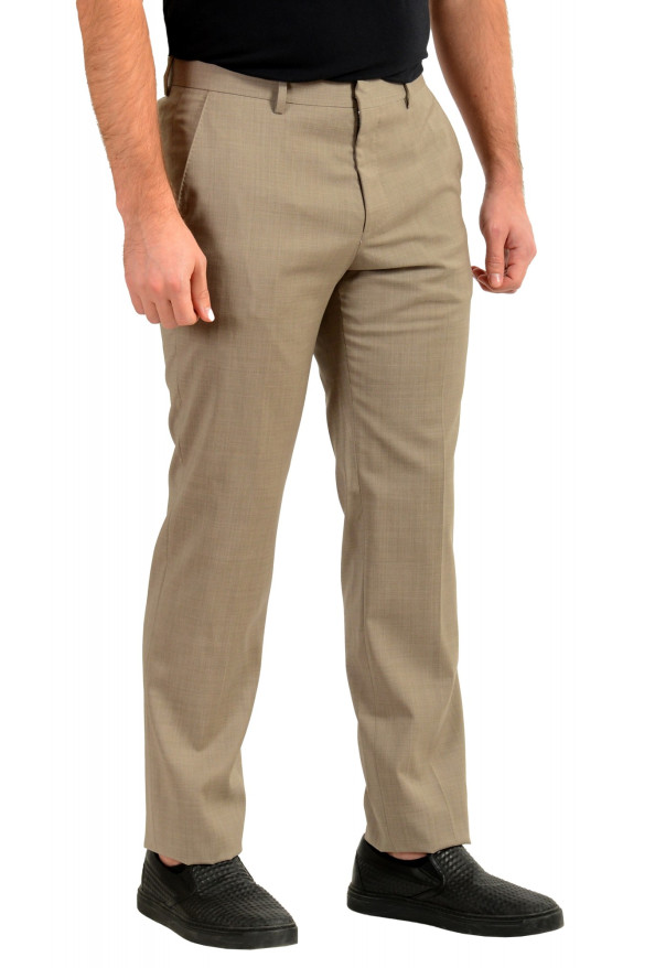 Hugo Boss Men's "Madisen" Beige 100% Wool Flat Front Dress Pants: Picture 2