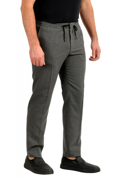 Hugo Boss Men's "Banks2" Slim Fit Gray 100% Wool Casual Pants: Picture 2