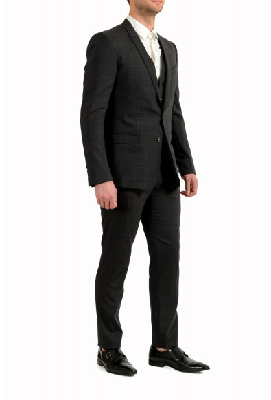 Dolce & Gabbana Men's "Gold" Wool Plaid Two Button Three Piece Suit: Picture 2