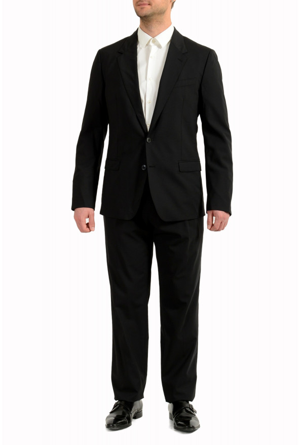 Dolce & Gabbana Men's "Taormina Sicilia" Black Wool Two Button Suit