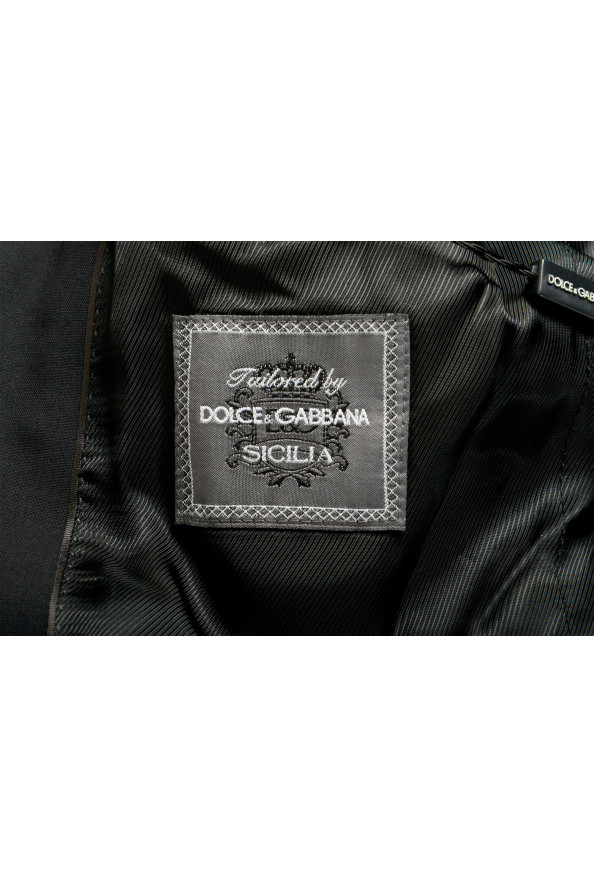 Dolce & Gabbana Men's "Taormina Sicilia" Black Wool Two Button Suit: Picture 12