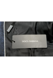 Dolce & Gabbana Men's Sparkle Blue Silk Two Button Two Piece Suit: Picture 11