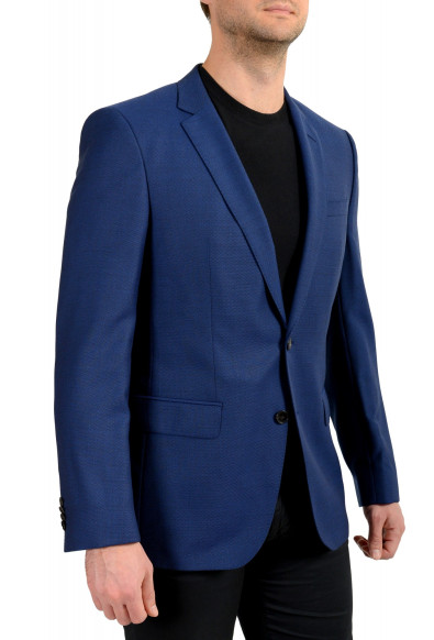 Hugo Boss Men's "Huge6" Slim Fit Blue 100% Wool Sport Coat Blazer: Picture 2