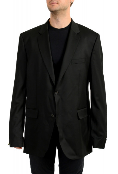 Hugo Boss Men's "Johnstons1/Lenon" Black 100% Wool Blazer