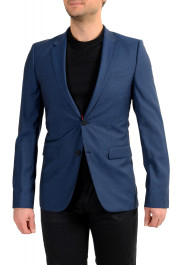 Hugo Boss Men's "Astian" Blue 100% Wool Two Button Blazer