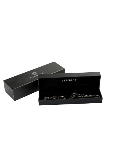 Versace Unisex Silver Color Metal Chain Necklace Pendant: Picture 2