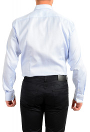 Hugo Boss Men's "Jason" Blue Slim Fit Geometric Print Long Sleeve Dress Shirt: Picture 6