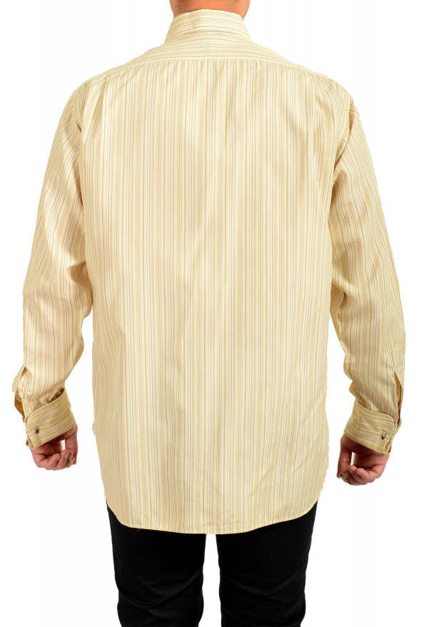 Burberry Men's Multi-Color Striped Long Sleeve Dress Shirt: Picture 3