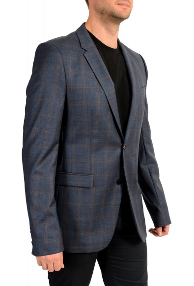 Hugo Boss Men's "Astian184" Extra Slim Fit Plaid 100% Wool Blazer: Picture 2