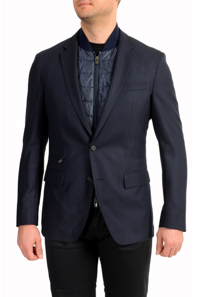 Hugo Boss Men's "Hadik1" Blue Slim Fit 100% Wool Blazer