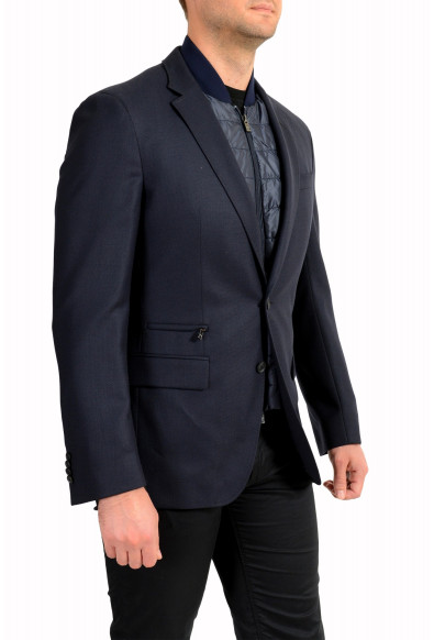 Hugo Boss Men's "Hadik1" Blue Slim Fit 100% Wool Blazer: Picture 2