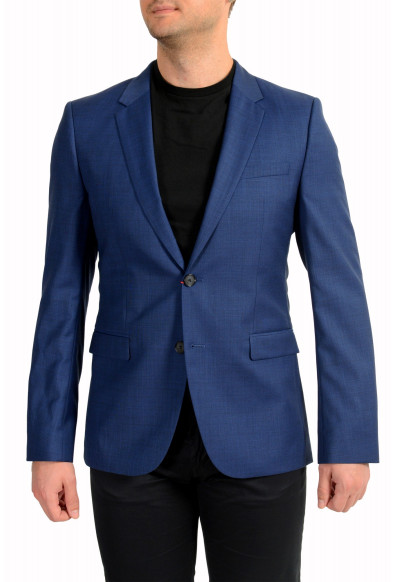 Hugo Boss Men's "Astian182" Extra Slim Fit Blue 100% Wool Blazer