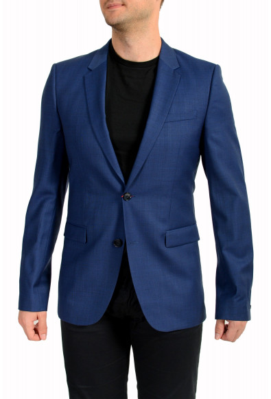 Hugo Boss Men's "Astian182" Extra Slim Fit Blue 100% Wool Blazer