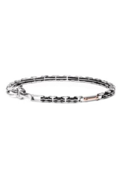 BARAKA Men's BR251241ROAD200002 Discovery Collection Rose Gold Diamonds Bracelet