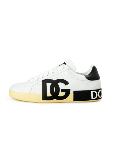 Dolce & Gabbana Men's Portofino Leather Low Top Sneakers Shoes: Picture 2