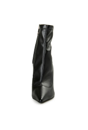 Dolce & Gabbana Women's "Lollo Pop" Black Logo High Heel Boots Shoes: Picture 5