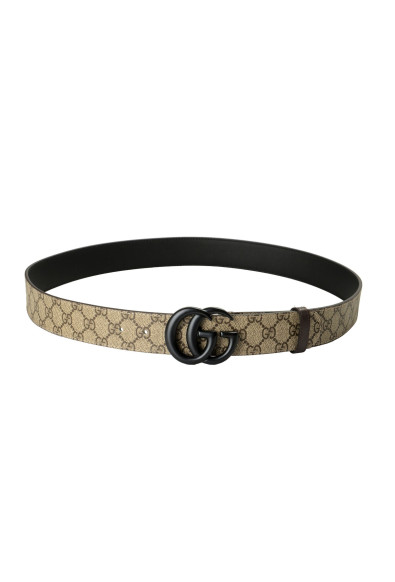 Gucci Guccissima Leather Double Black G Buckle Belt : Picture 2