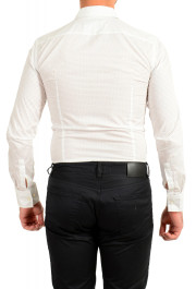 Hugo Boss Men's "Jenno" White Slim Fit Logo Print Dress Shirt: Picture 6