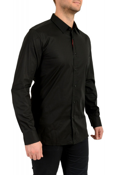 Hugo Boss Men's "Elisha01" Black Extra Slim Fit Dress Shirt: Picture 2
