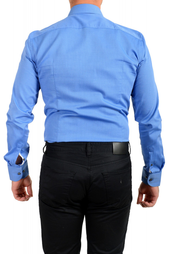 Hugo Boss Men's "Jessse" Blue Slim Fit Long Sleeve Dress Shirt: Picture 6