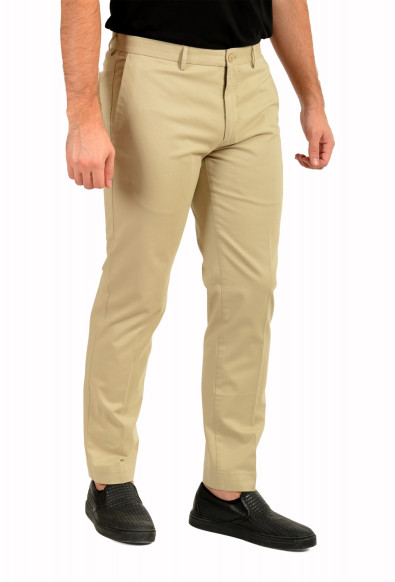 Incotex Slowear Men's Slim Fit Beige Flat Front Dress Pants: Picture 2
