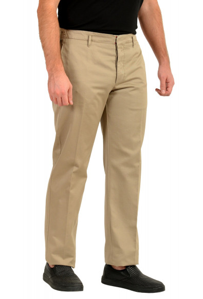 Incotex Slowear Men's Stone Beige Flat Front Casual Pants: Picture 2