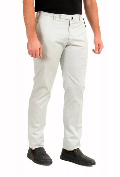 Incotex Slowear Men's Slim Fit "High Comfort" Gray Flat Front Pants: Picture 2
