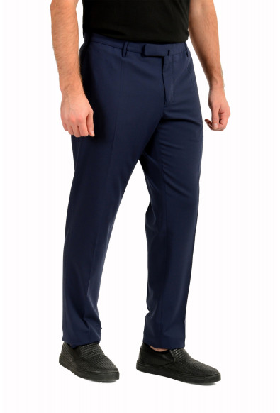 Incotex Slowear Men's Blue Wool Slim Fit Pattern 30 Dress Pants: Picture 2