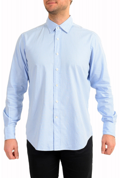 Glanshirt A Slowear Brand Plaid Long Sleeve Dress Shirt 