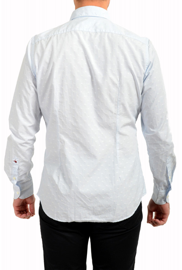 Glanshirt A Slowear Brand Blue Striped Long Sleeve Dress Shirt: Picture 3