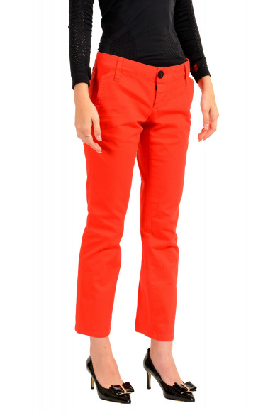 Dsquared2 Women's Bright Red Cropped Pants : Picture 2