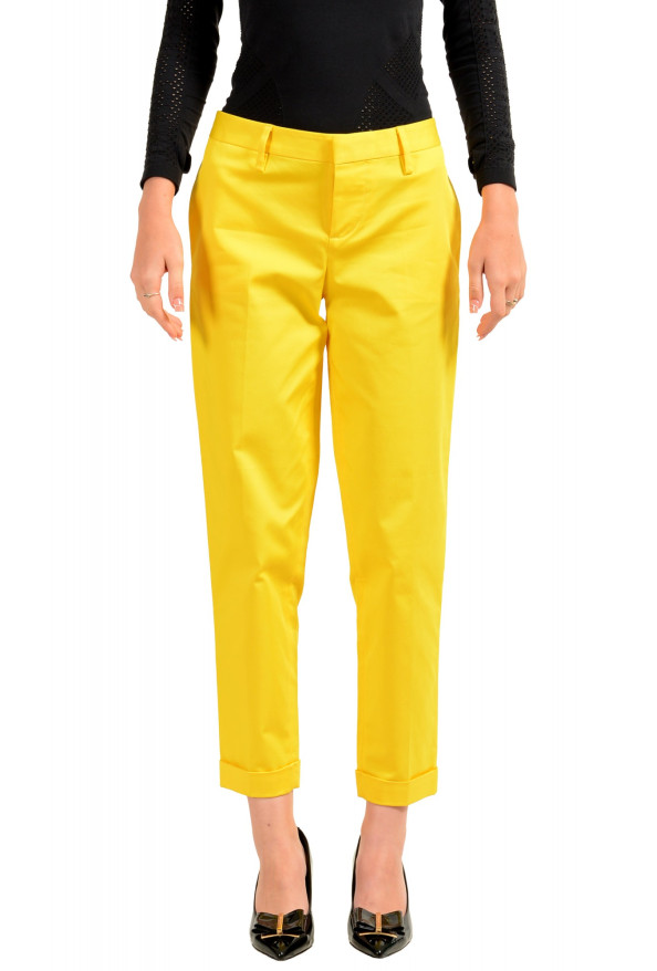 Dsquared2 Women's Yellow Cropped Pants 