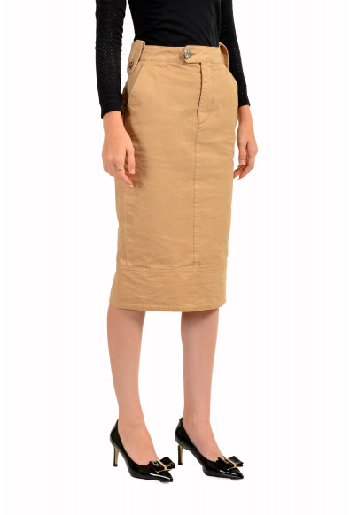 Dsquared2 Women's Beige Straight Pencil Skirt: Picture 2